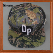 Boné de beisebol de Snapback 100% acrílico de Camo de logotipo personalizado